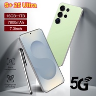 S+ 25 Ultra 7.3HD 4G 5G Dual Sim Card Standby 72MP+108MP Android 14 Global Version 7800mAh Battery