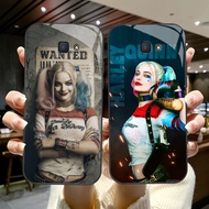 YS-57 Harley QUIN HD Glass Casing for Samsung Note 9 S24 S25 FE Ultra J7 Prime J6 J4 Core Pro Plus