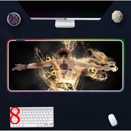 【CYT】RGB Large Gaming Mouse Pad Galactus Skin, 12 Lighting Modes &amp; Non-Slip Rubber Base Mouse Pad