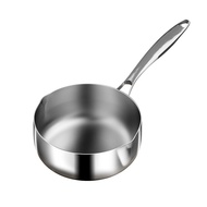 316 Stainless Steel Yukihira Pan Baby Food Pot Non-Stick Pan Small Milk Boiling Pot For Home Baby Cooking Noodles Small Pot Uncoated