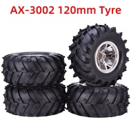 AUSTAR 4PCS Wheel Tires12mm Hex Tyre Rubber Tire Wheel Plastic Hub for 1/10 RC Monster truck HSP HPI