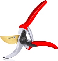Bypass Pruning Shears 8.5" SK5 Professional Garden Shears Garden Clippers Gardening Shears Garden Sc