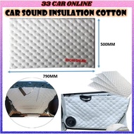 (400 gram) CAR SOUND PROOF FOAM COTTON CAR MAT 79CM x 51CM CARPET SOUND PROOF SOUND PROOF SPONGE