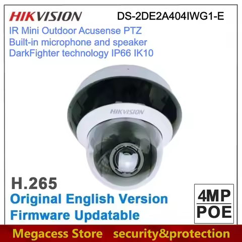 Original Hikvision DS-2DE2A404IWG1-E replace DS-2DE2A404IW-DE3 4MP Fixed Mini Dome Network CCTV POE 
