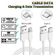 Data Cable Cas Casan Fast Charger Type C Micro USB Charger HP Android