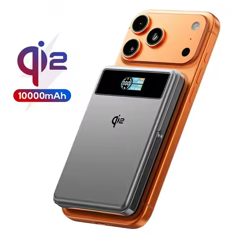 Qi2 Magnetic Power Bank 10000mah 15W Wireless Charging 20W Wired Charge Qi2-Certified for iPhone 17 