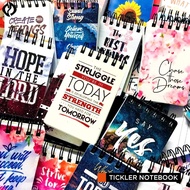 Tickler Notebook (ATM Size) Inspirational, Motivational, Bible Verse designs