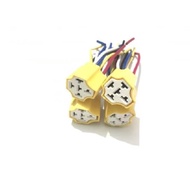 5-pin ceramic relay socket 5-pin relay socket thick dotted cable