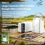 REMAX BAVIN Fast Charging 60000 mAh 80000 mAh Heavy Duty High Capacity Quick Charging QC PD