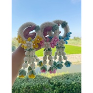 Velvet Wire Garland-Flower