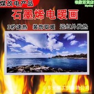 碳晶牆暖畫石墨烯電暖畫招商煤改電遠紅外碳晶電暖器發熱板