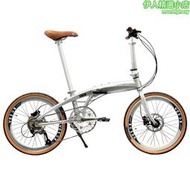 KOSDA 22寸鋁合金超輕可攜式摺疊自行車女成人通勤變速碟煞公路單車