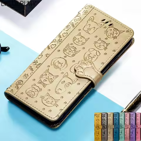 Leather Wallet Flip Case For Huawei P20 P30 P40 Lite E Mate 20 50 P60 P50 Pro Pura 70 80 P Smart Z S