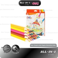 Deli Colored Pencil EC130-24 Color Pencil/