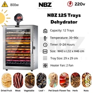 NBZ  12s Tray Food Dehydrator Machine Food Dryer buah Dehidrator Dehydrate Machine Mesin pengering m