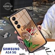 Softcase Glass Kaca SAMSUNG A14 (5G) - Casing hp SAMSUNG A14 (5G) [ S85 ].