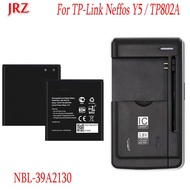 1Lot=2PCS Baery 1PCS Charge 2130mAh NBL-39A2130 For TP- Neffos Y5/TP802A Baery Mobile one Replacement Baeria