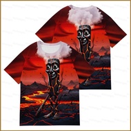 YT5 Tung Tung Tung Sahur Cute cartoon printed casual breathable childrens Tshirt TY5