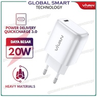 "\"\"\"\] VIVAN POWER 20 CHARGER TYPE C PD 20 WATT ADAPTOR FOR iphone 12