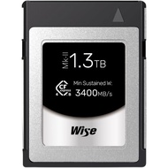 Wise Advanced CFexpress Type B 1.3TB CFX-B1300PM2– High-Speed Video Recording for Sony/Canon/Blackma
