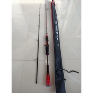 Zorro warrior bc 198 cm Baitcasting carbon pro 3-15 lbs Two section Fishing Rod