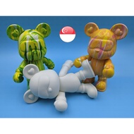 DIY Acrylic Fluid Bear Brick Decoration Pour Paint