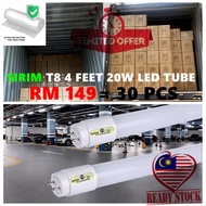 T8 LED Tube SIRIM 4 Feet Lampu Kalimantang LED 20W  Lampu Kalimantang LED X 30PCS PUTIH