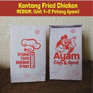 Kantong Kertas Ayam Goreng Crispy Bungkus KFC Kantong Ayam Geprek