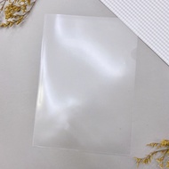 L-Shaped Folder 12pcs/A4/L Folder/Transparent Folder/Straight/Folder/Office Use A4 File Folder File 