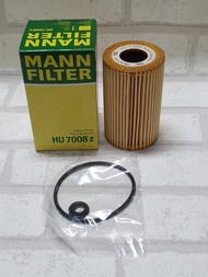 กรองเครื่อง VW Scirocco 3  ( 2008 - 2017 )    รุ่น 2.0 TDI Oil Filter Mann HU 7008z / HU7008z