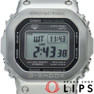 卡西歐G-SHOCK全金屬太陽能電波G-SHOCKGMW-B5000D-1JF，附錶盒、保固卡，不鏽鋼材質，男士手錶，數位顯示，拋光處理，成色極佳 [二手]