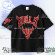 24h shipping N9THNOVA Chicago Bulls high-quality unisex T-shirt Trendy Retro 3