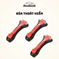 Car emergency escape hammer, emergency escape rescue glass breaking hammer with bracket - Bonbanh Au