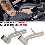 For VOGE 900DS 900 DS DS900X DS900 X 2024 2025 Motorcycle Exhaust System Escape Titanium Alloy Mid C