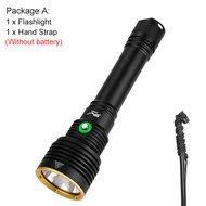 Asafee 4000LM Super bright powerful XHP70.2 LED diving flashlight M63 use 18650/26650 battery underw