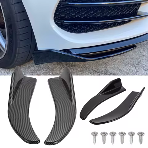 Car Front Rear Bumper Corner Protector Diffuser Splitter For Bmw G20 E46 E60 E90 E92 F20 F30 X5 E70 