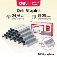 Deli No.10 24/6 Stapler Bullet Ubat Stapler Staples Dawai Kokot (1 BOX) E0010N / E0012N