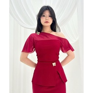 Tania Top (TOP ONLY) - Asymmetrical Tulle Top