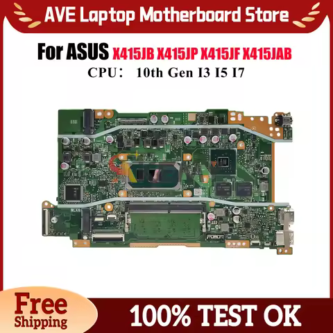 X415JP Laptop Motherboard For ASUS VivoBook V5200J V4200J X415JP X415JAB X415J X415JF A416J Mainboar