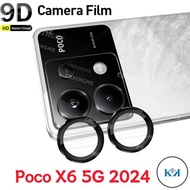 KK Poco X6 5G 2024 Camera Lens Protectors Metal Camera Ring Case for Poco X6 PocoX6 M6 Pro X6Pro Poc