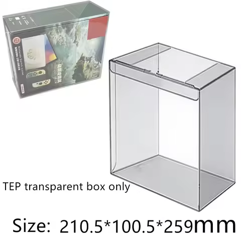 Transparent Box Protector For Nintendo Switch–OLED Model The Legend of Zelda:Tears of the Kingdom Ga