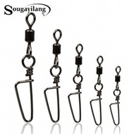 50pcs Arc Pin Fishing Connector Stainless Steel Fishing Hook