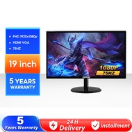 Monitor 19 Inch Flat 75Hz EXPOSE PC Home and Office Computer PC Desktop Monitor 19 HDMI Cable Full H