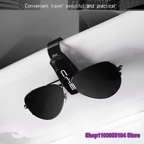 Car Sunglasses Clip Card Ticket Holder Sun Visor For BYD Atto 3 EV Yuan Plus Song Plus Dmi Dolphin S