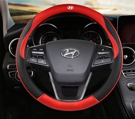 Bọc Vô Lăng Bằng Da Cho Hyundai Elantra I10 I30 Tucson Ioniq Santa Fe Atos Kona Getz Matri IX25 IX35