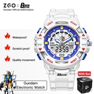 ZGO x Gundam jam tangan budak lelaki Original Mechanical Waterproof Sports Multifunction Electronic 