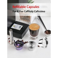 for Tchibo Cafissimo Easy K fee Reusable Coffee Capsule Lov Passione 3 Hearts Coffee Pods Stainless 