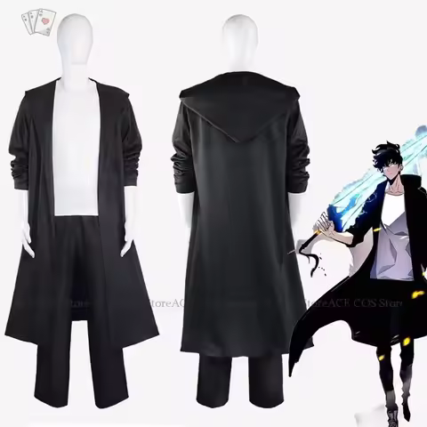 Knight Killer Jin-woo Cos Solo Sung Jinwoo Leveling Costume Wig Shun Mizushino Trench C Cosplay Anim
