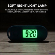 LED Key Ring Electronic Clock Silent Luminous Student Exam Study Backlight LCD Display Mini Portable Sport Waterproof Watch