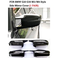 [READY STOCK] BMW G20 G30 M3/M4 Style Rearview Mirror Shells Side Wing Mirror Cover Cap